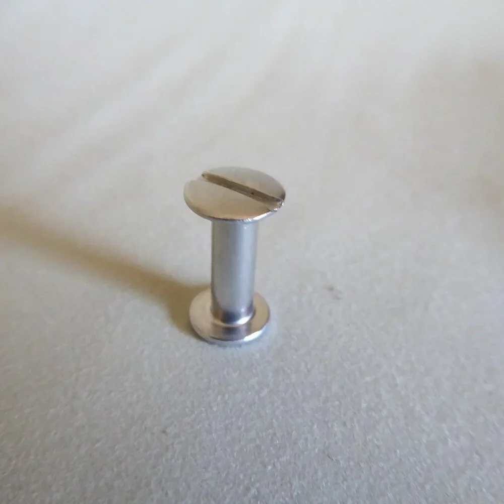 NEW .5” ALUMINUM POST SCREW BOOK BINDING HOLE PUNCH BINDERY POSTS 40 SETS